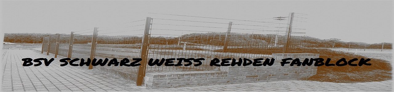 BSV Schwarz Weiss Rehden Fanblock